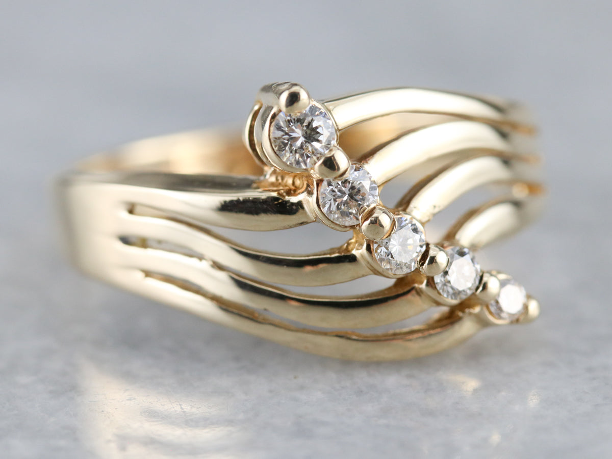 Yellow Gold Diamond Band