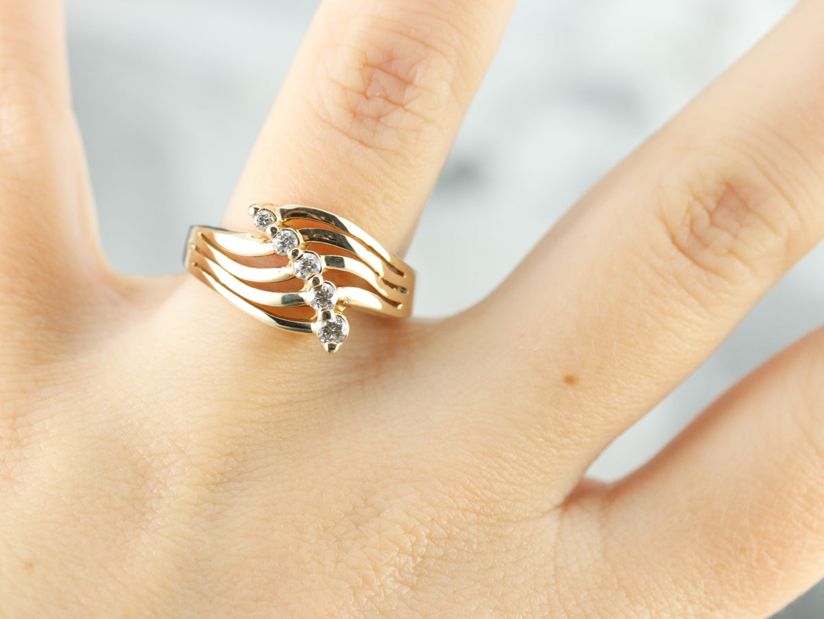 Yellow Gold Diamond Band