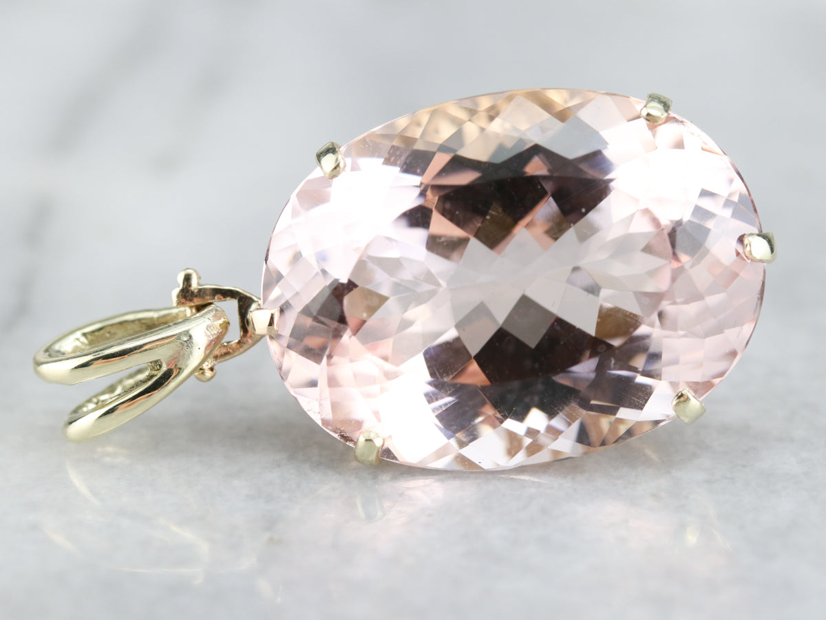 Morganite Gemstone Pendant