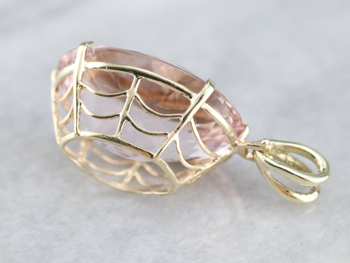 Morganite Gemstone Pendant