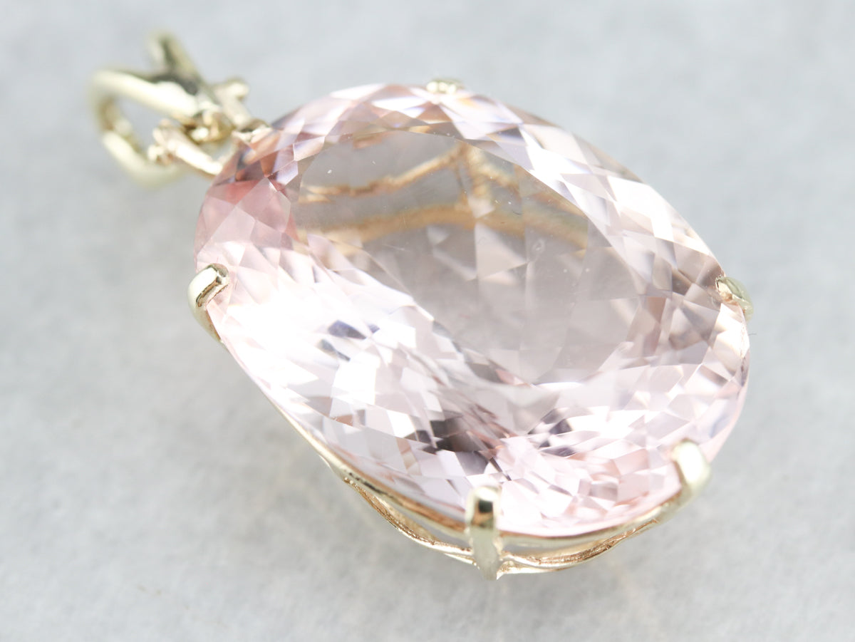 Morganite Gemstone Pendant