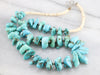 Turquoise Nugget Beaded Necklace