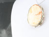 Large Art Deco Cameo Statement Pin or Pendant