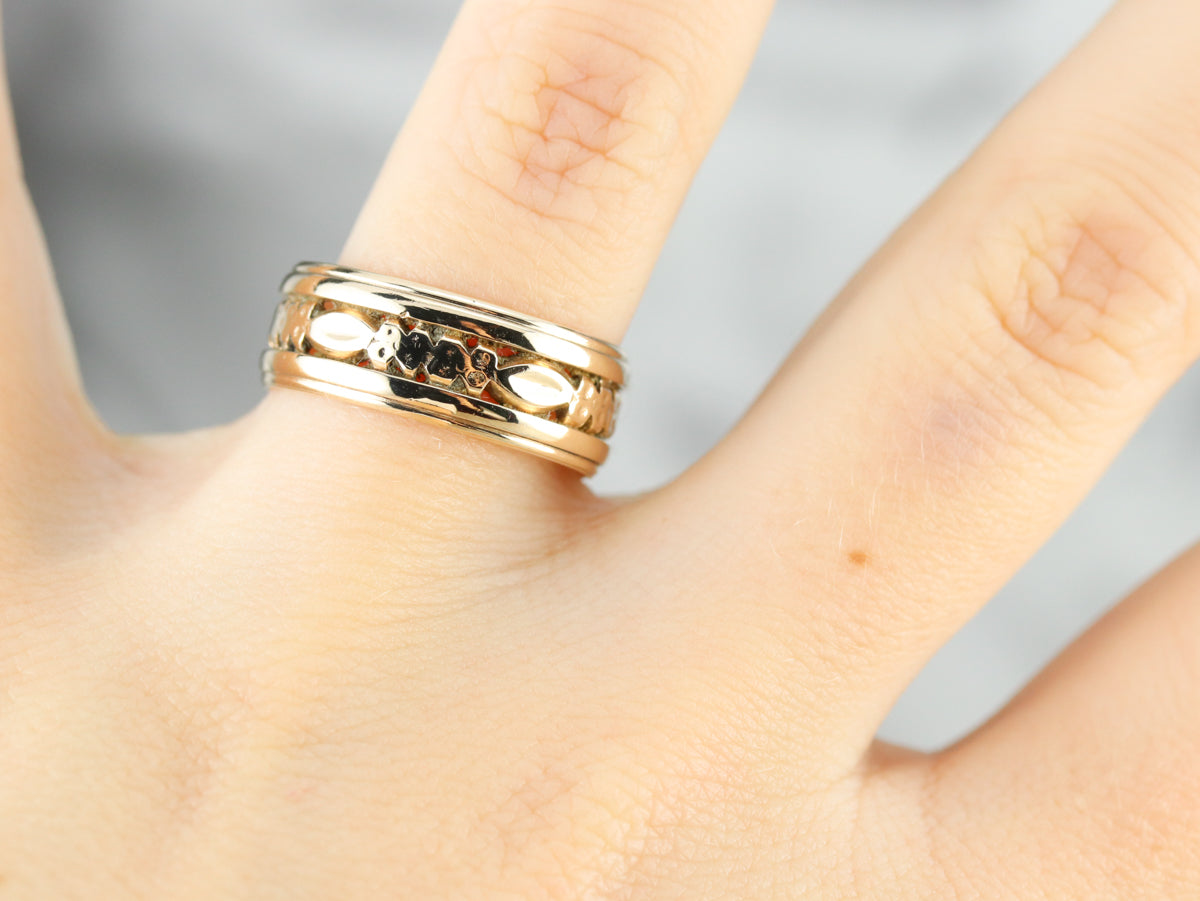 Forget Me Not Floral Pattern Band