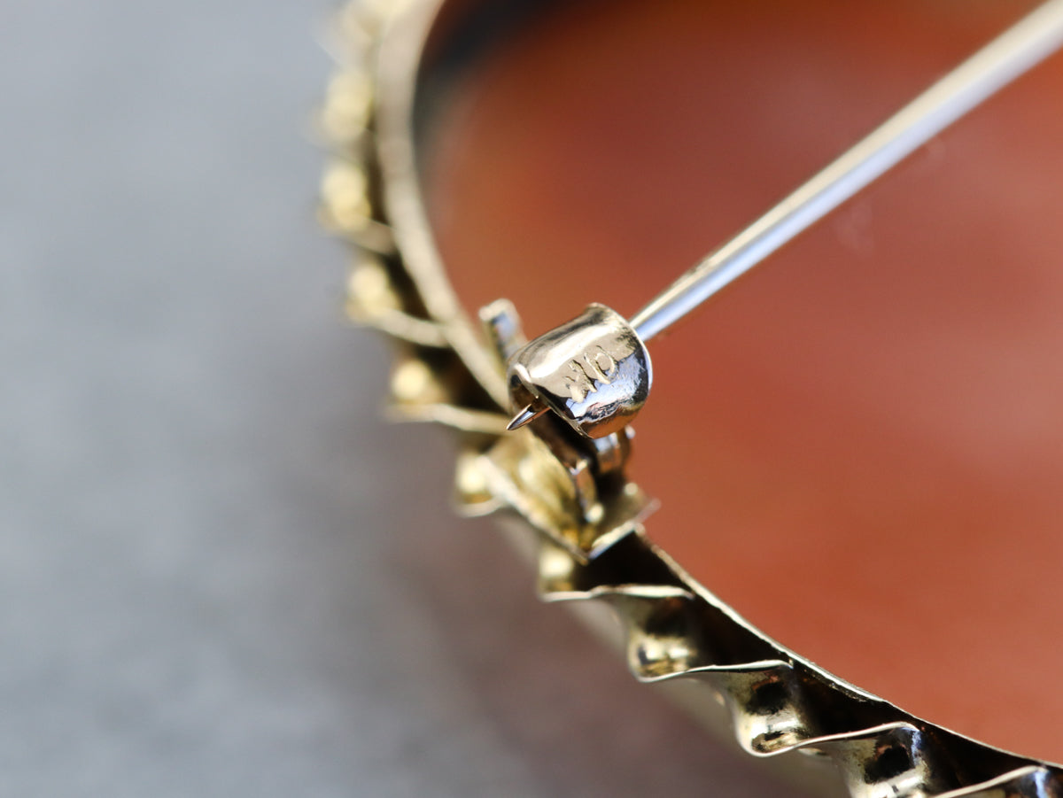 Mid Century Cameo Brooch or Pendant