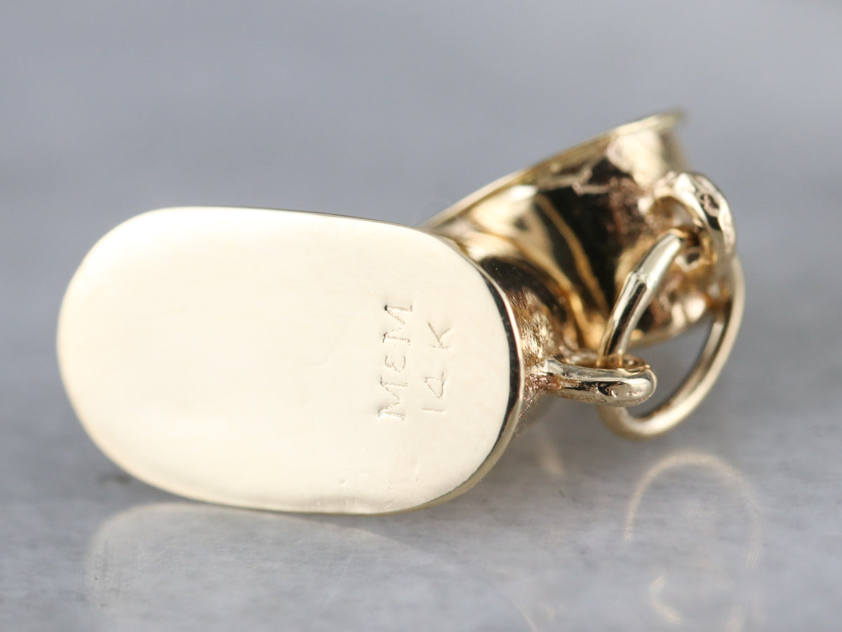 Vintage Baby Booties Charm