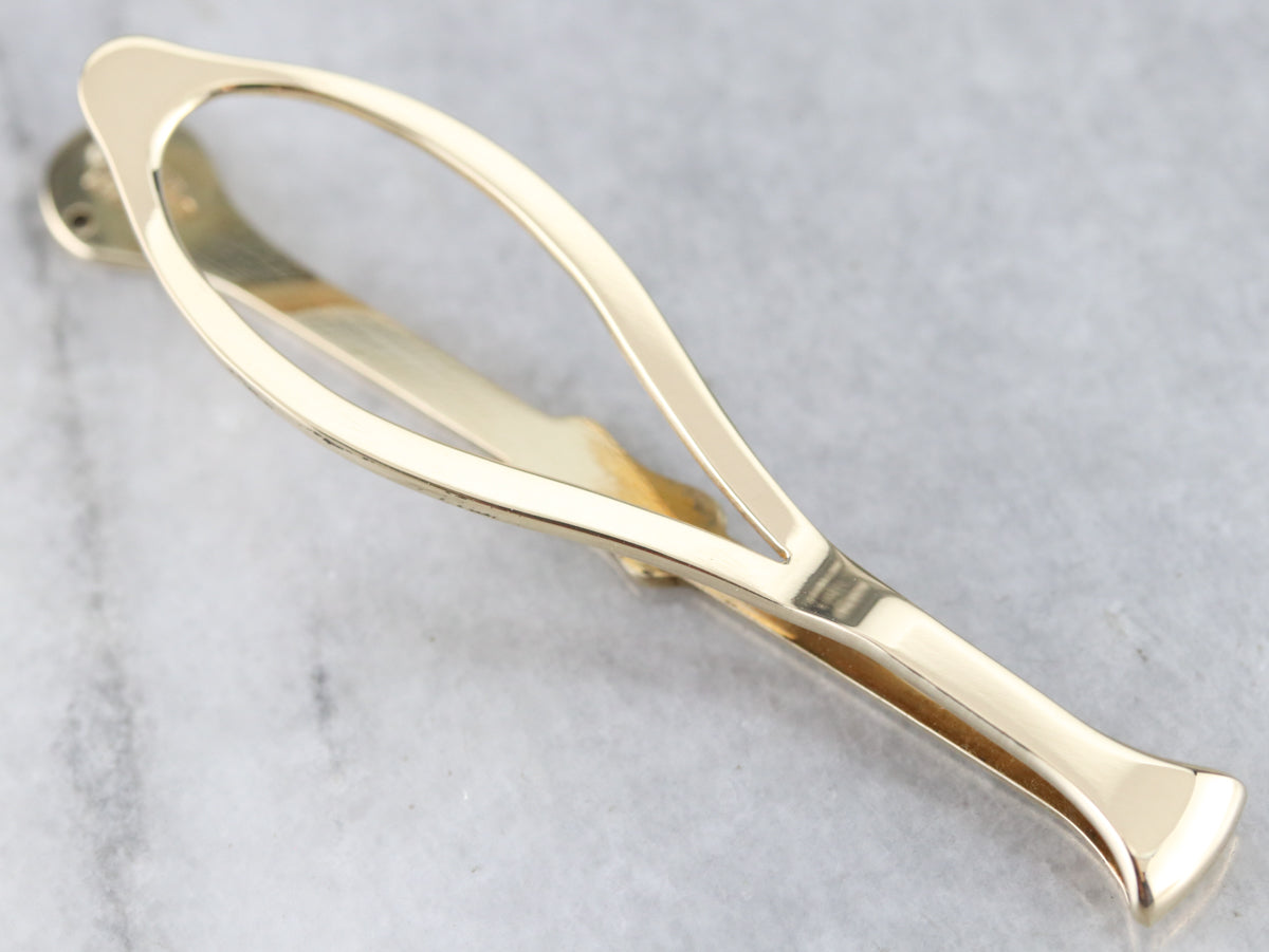 Gentleman's Vintage Gold Tie Bar