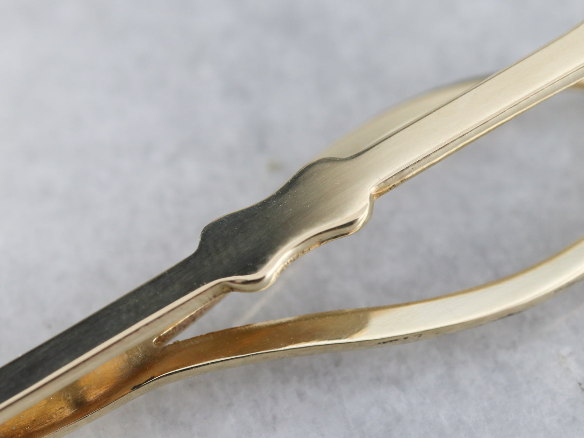 Gentleman's Vintage Gold Tie Bar