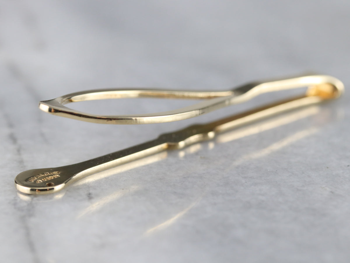 Gentleman's Vintage Gold Tie Bar