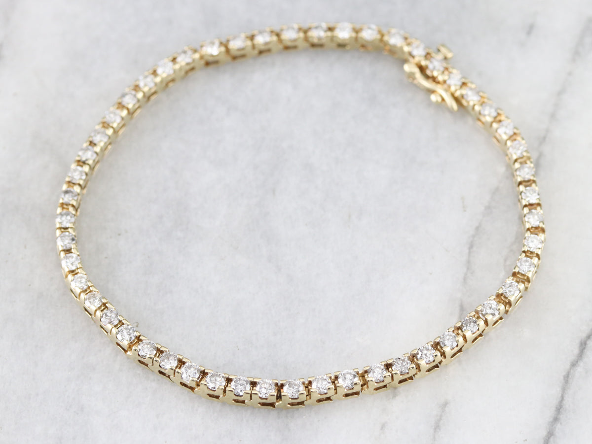 Vintage Diamond Tennis Bracelet
