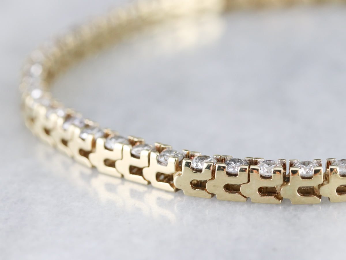 Vintage Diamond Tennis Bracelet