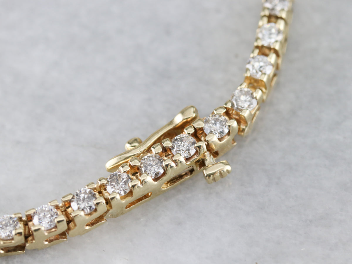 Vintage Diamond Tennis Bracelet