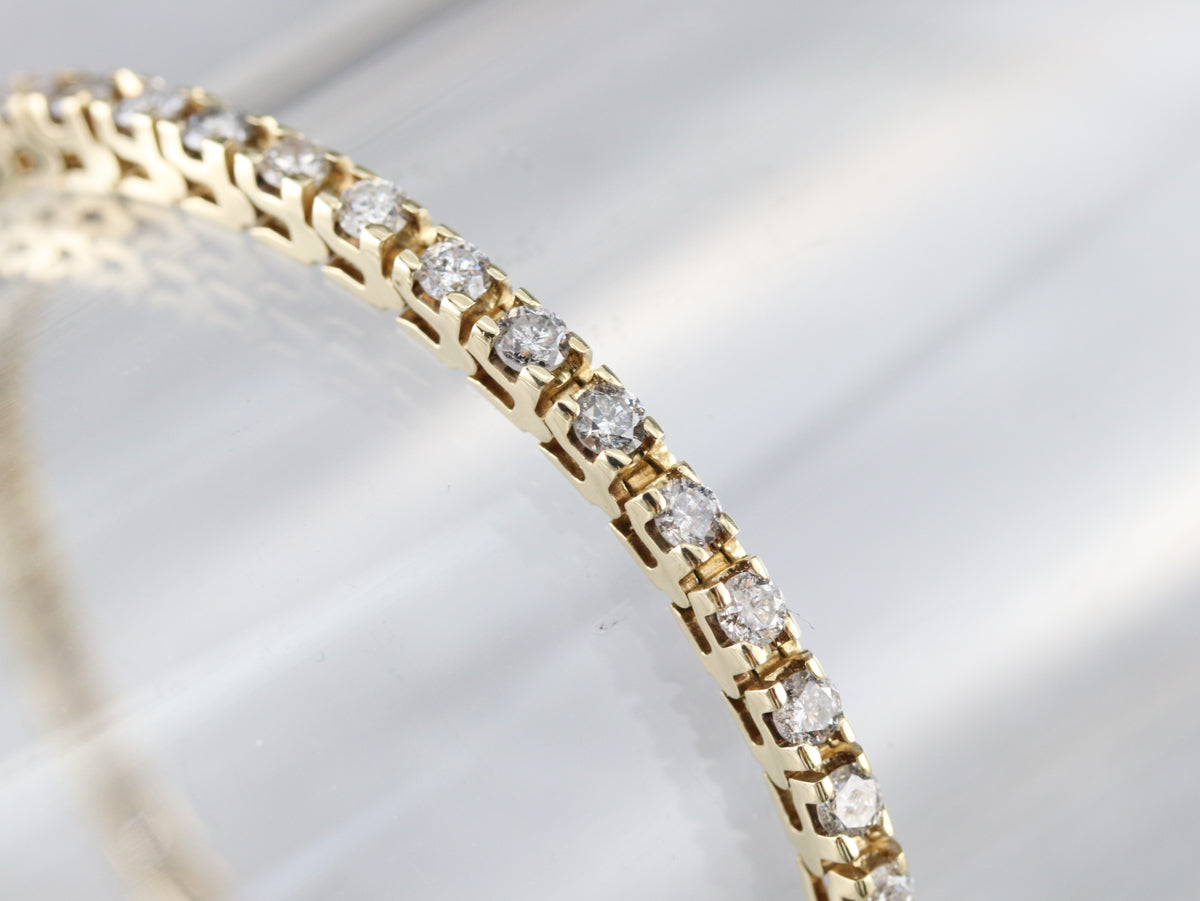 Vintage Diamond Tennis Bracelet