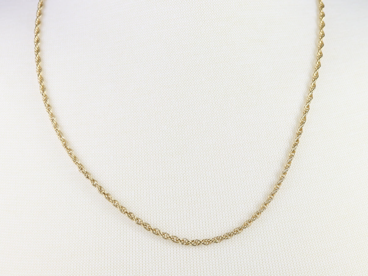 Gold Rope Twist Chain