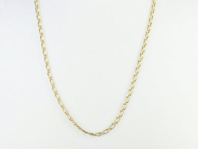 Woven Gold Link Chain Necklace