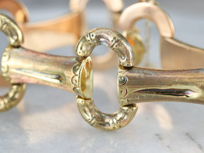 Victorian Gold Link Bracelet