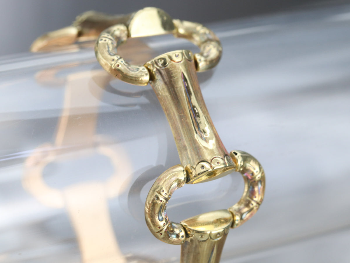 Victorian Gold Link Bracelet
