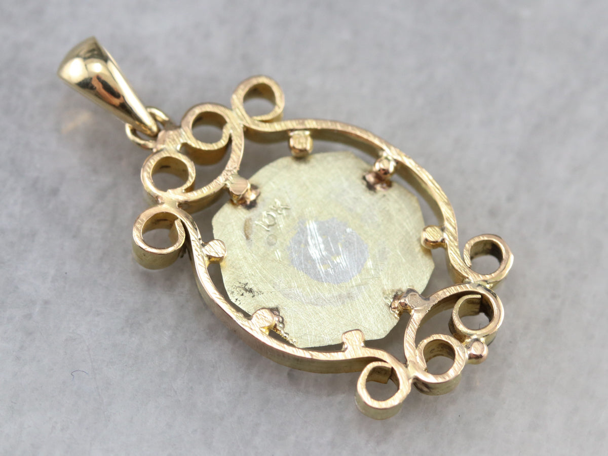 Gold HOC Knights Templar Pendant