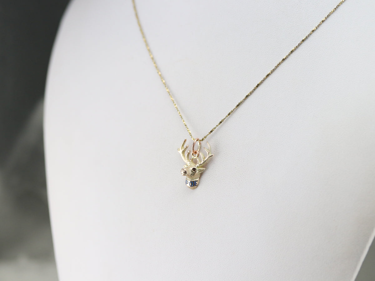 Men's Vintage Elks Club Pendant