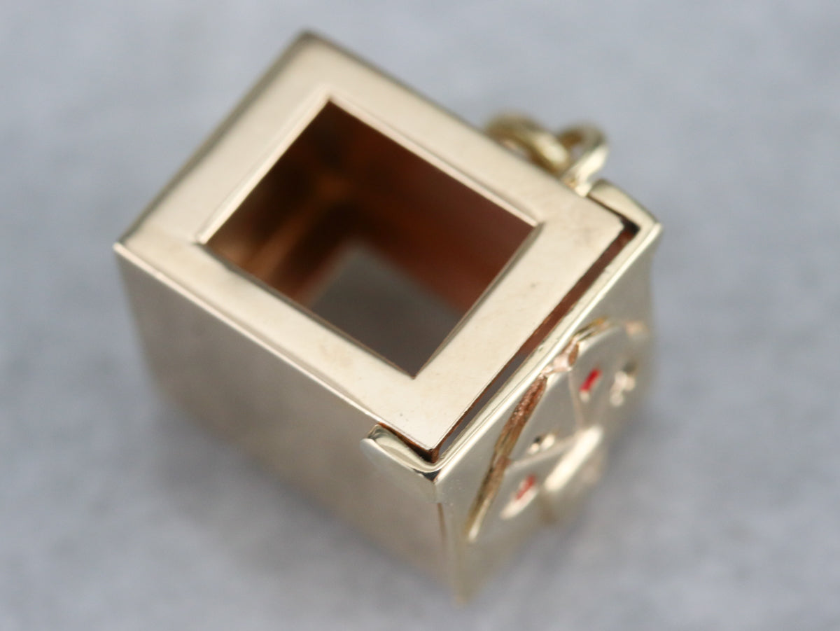 Vintage Gamblers Box Charm