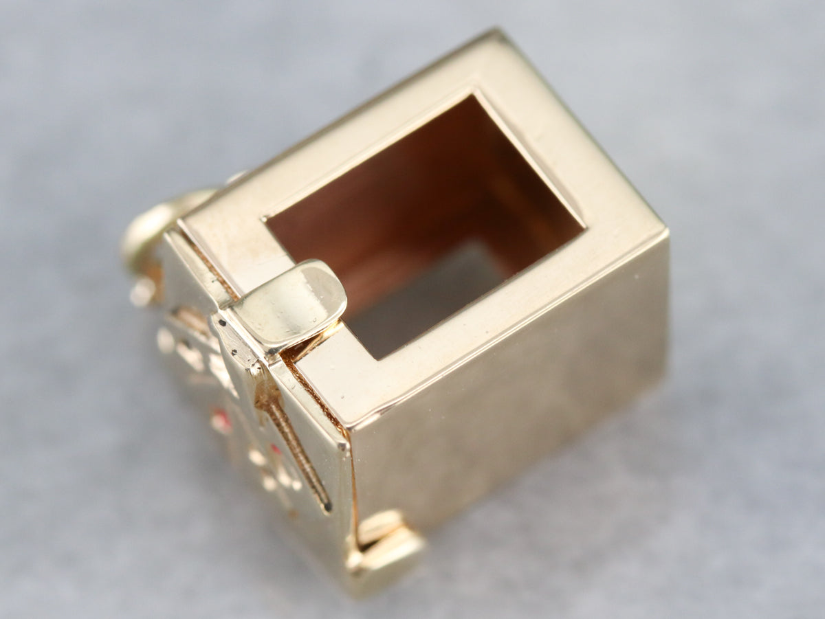 Vintage Gamblers Box Charm