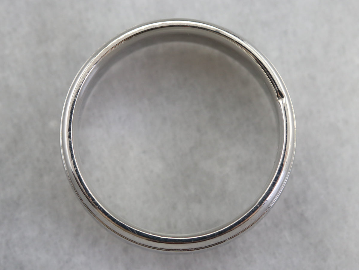 Platinum Comfort Fit Wedding Band
