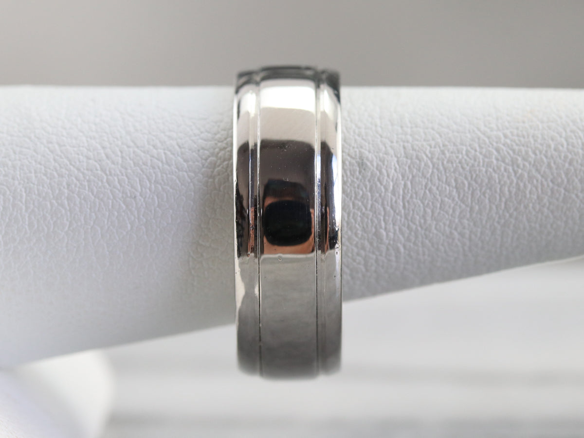 Platinum Comfort Fit Wedding Band