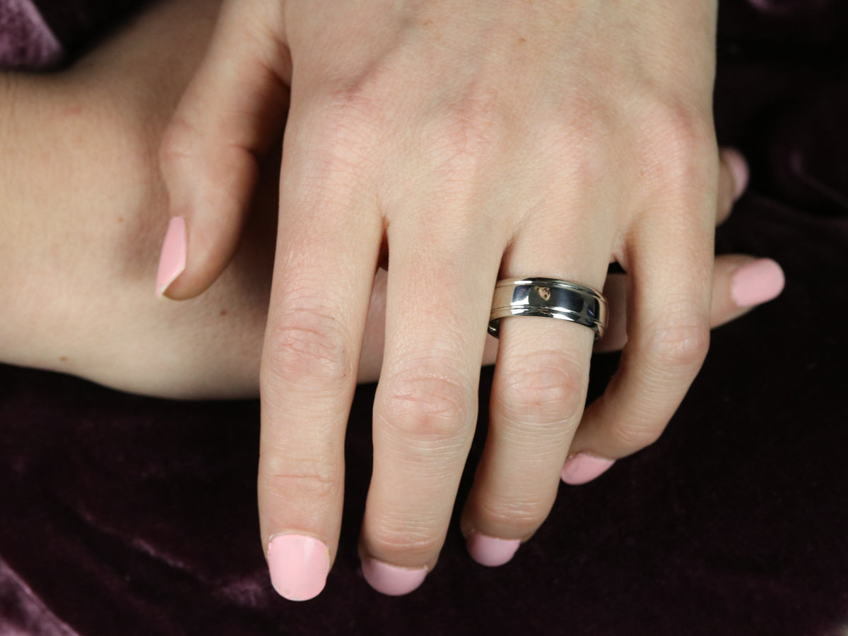 Platinum Comfort Fit Wedding Band