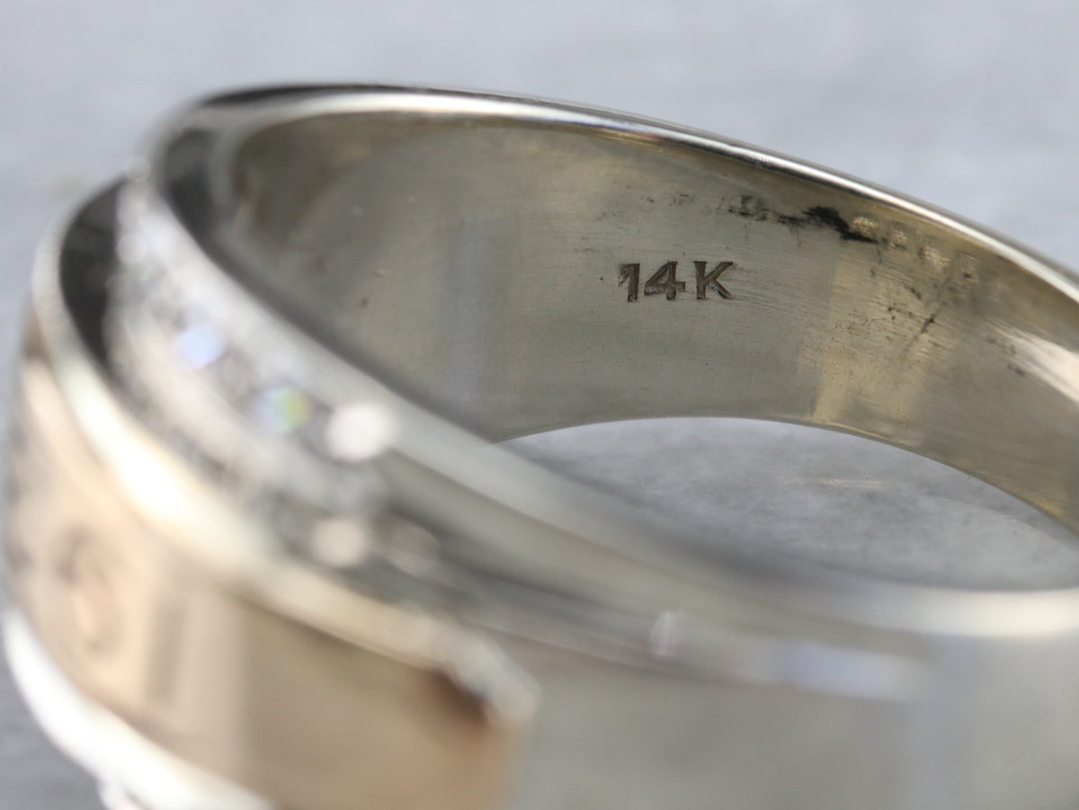 Anillo llamativo de diamantes 1934