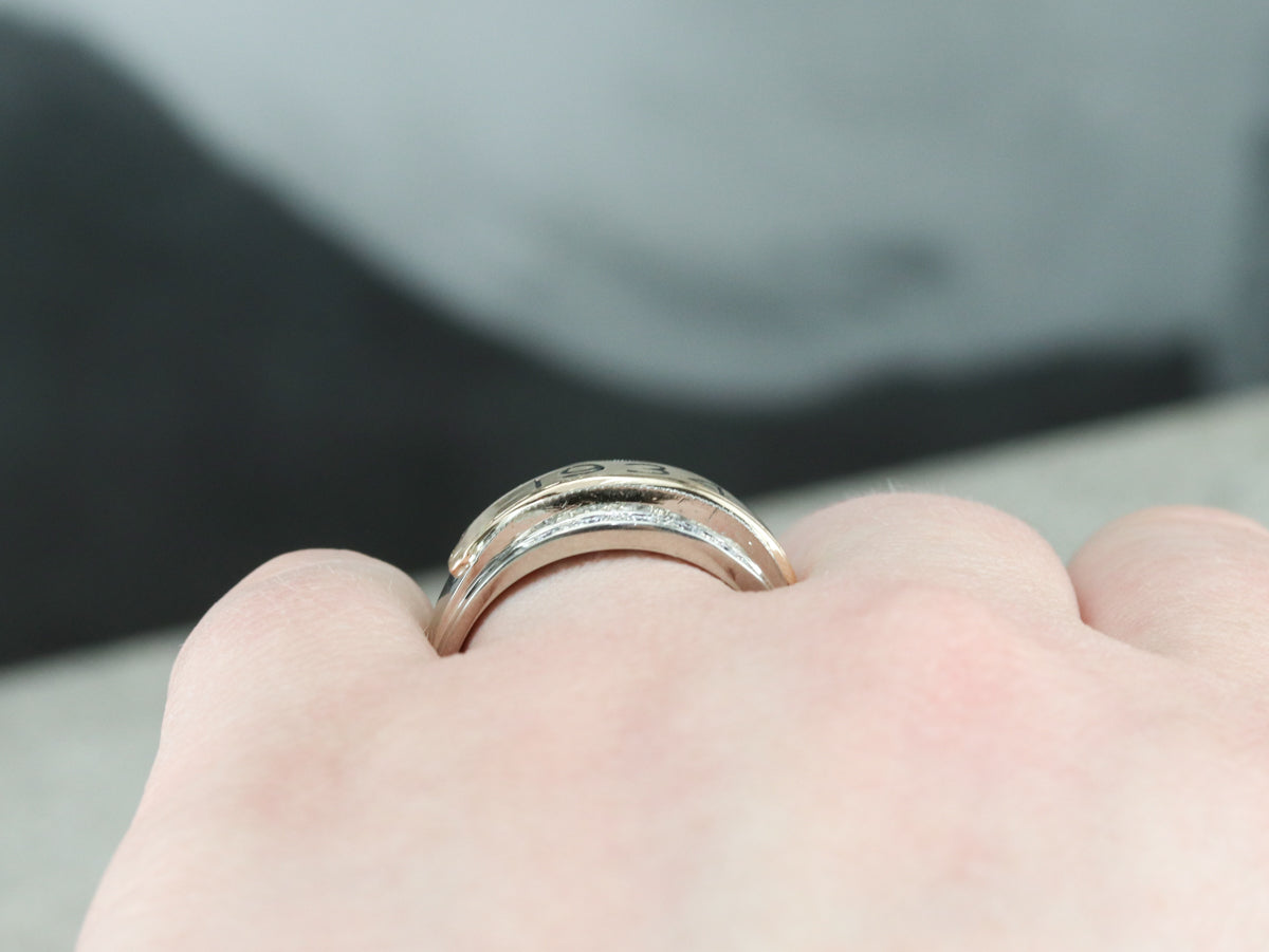 Anillo llamativo de diamantes 1934