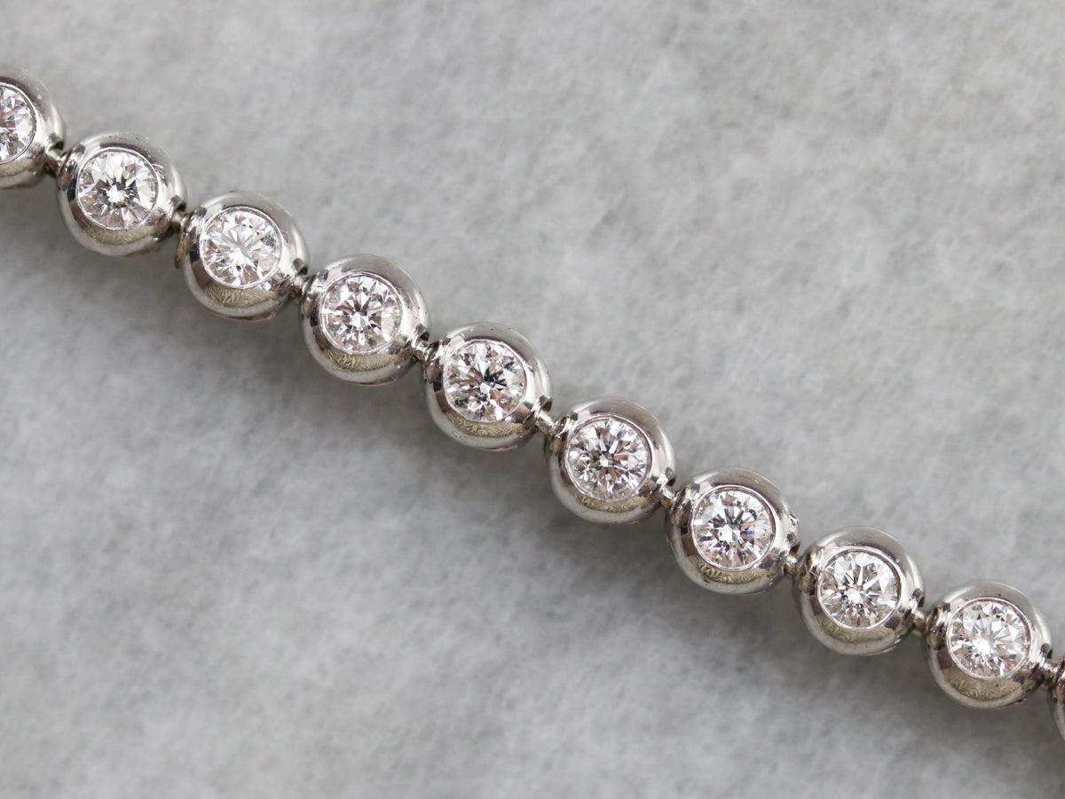 High Karat Gold Diamond Link Bracelet