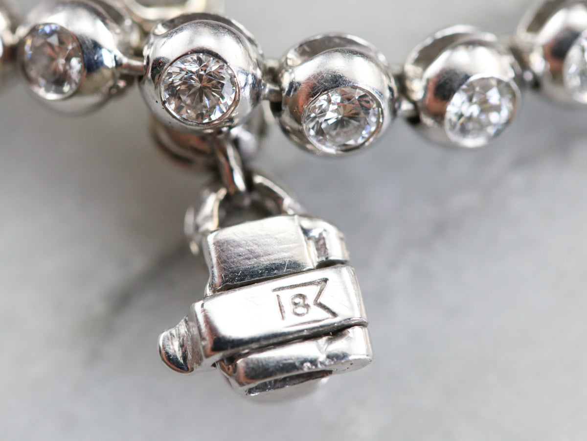 High Karat Gold Diamond Link Bracelet