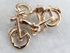 Gold Motorcycle Charm