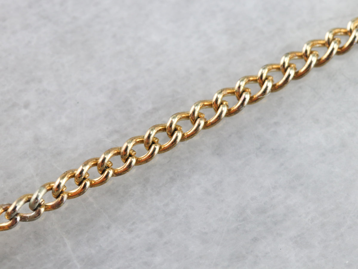 Vintage Engraved Floral Tie Tack