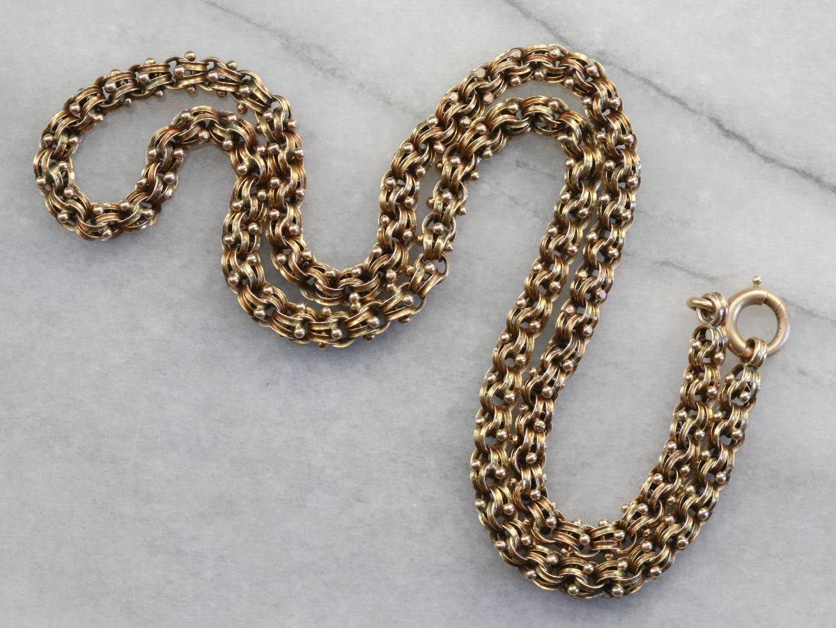Ornate Victorian Gold Chain