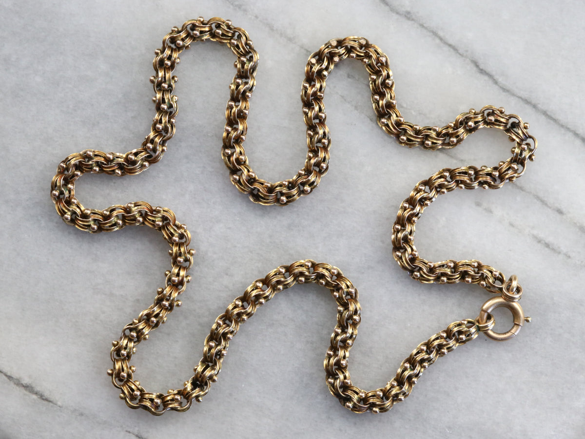 Ornate Victorian Gold Chain