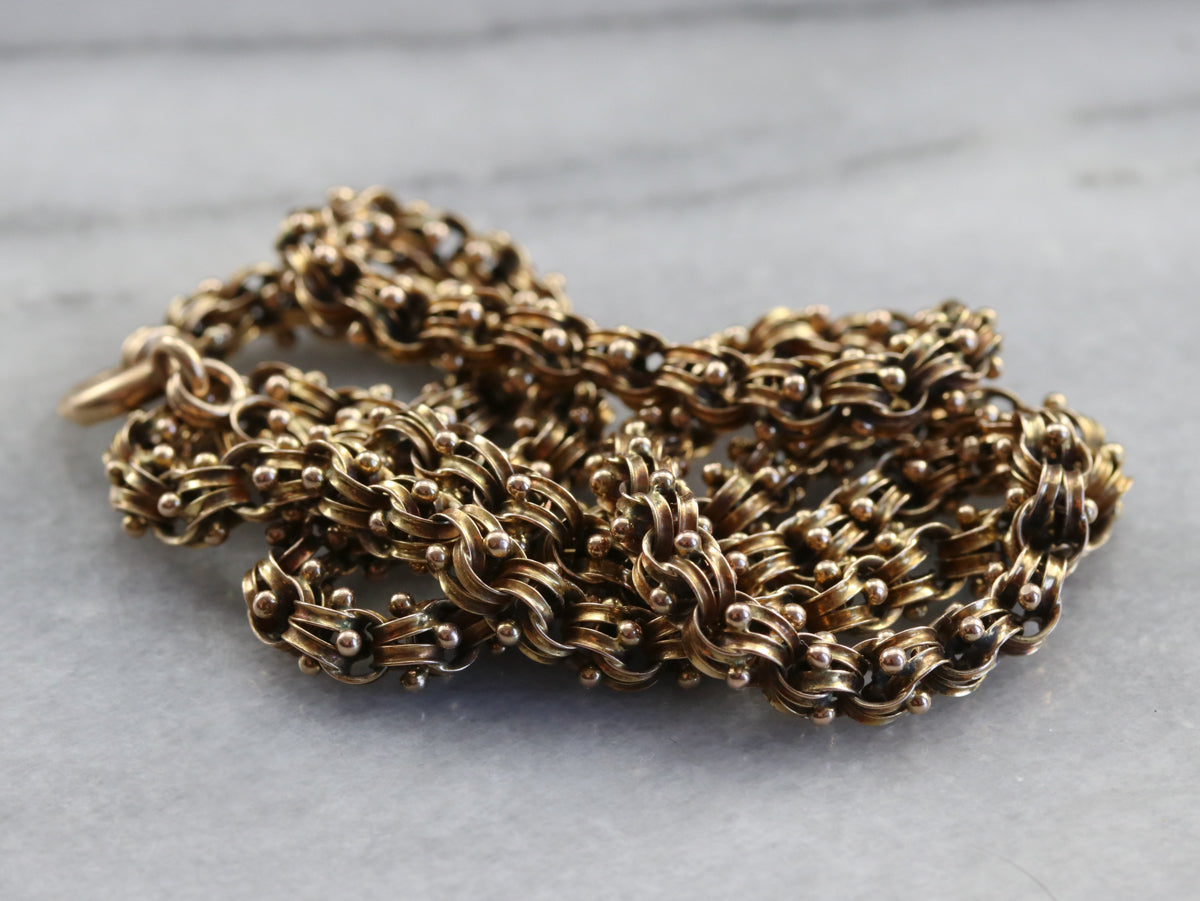 Ornate Victorian Gold Chain