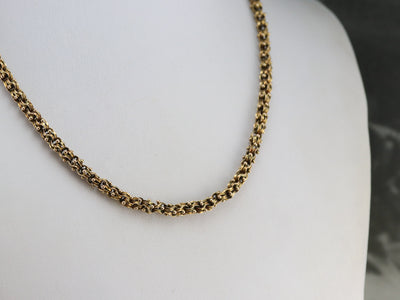 Ornate Victorian Gold Necklace