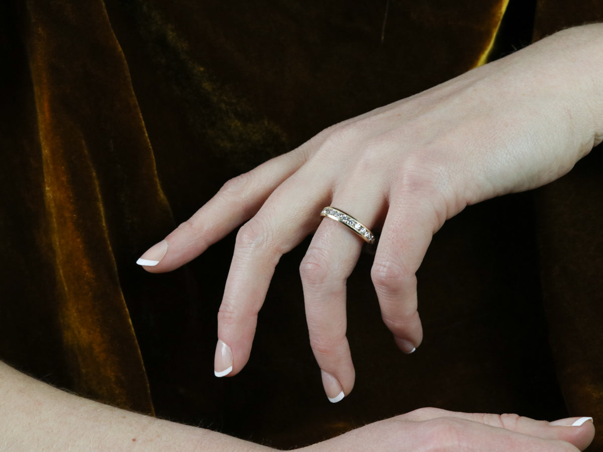 Channel Set Diamond Band