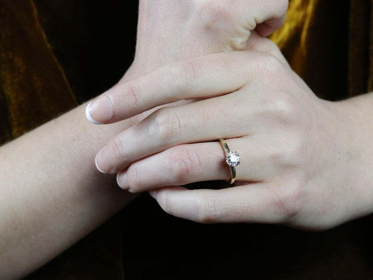 Vintage Diamond Engagement Ring