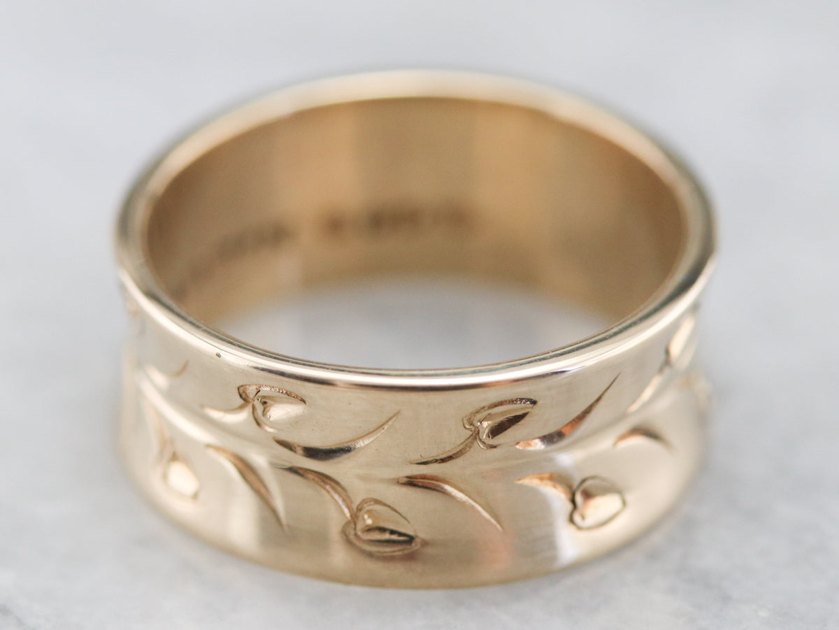 Vintage Gold Botanical Band