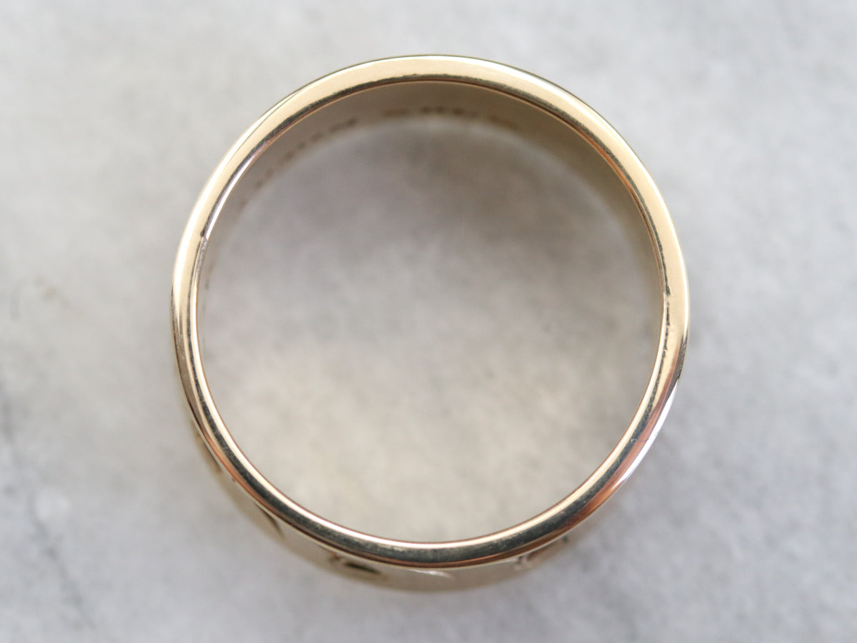 Vintage Gold Botanical Band