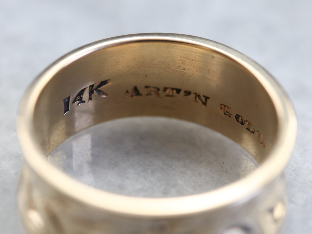 Vintage Gold Botanical Band