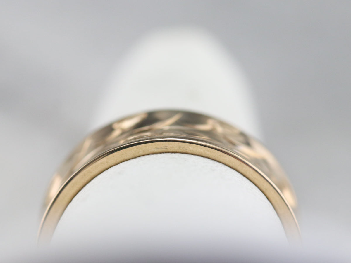 Vintage Gold Botanical Band