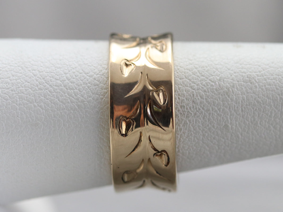 Vintage Gold Botanical Band