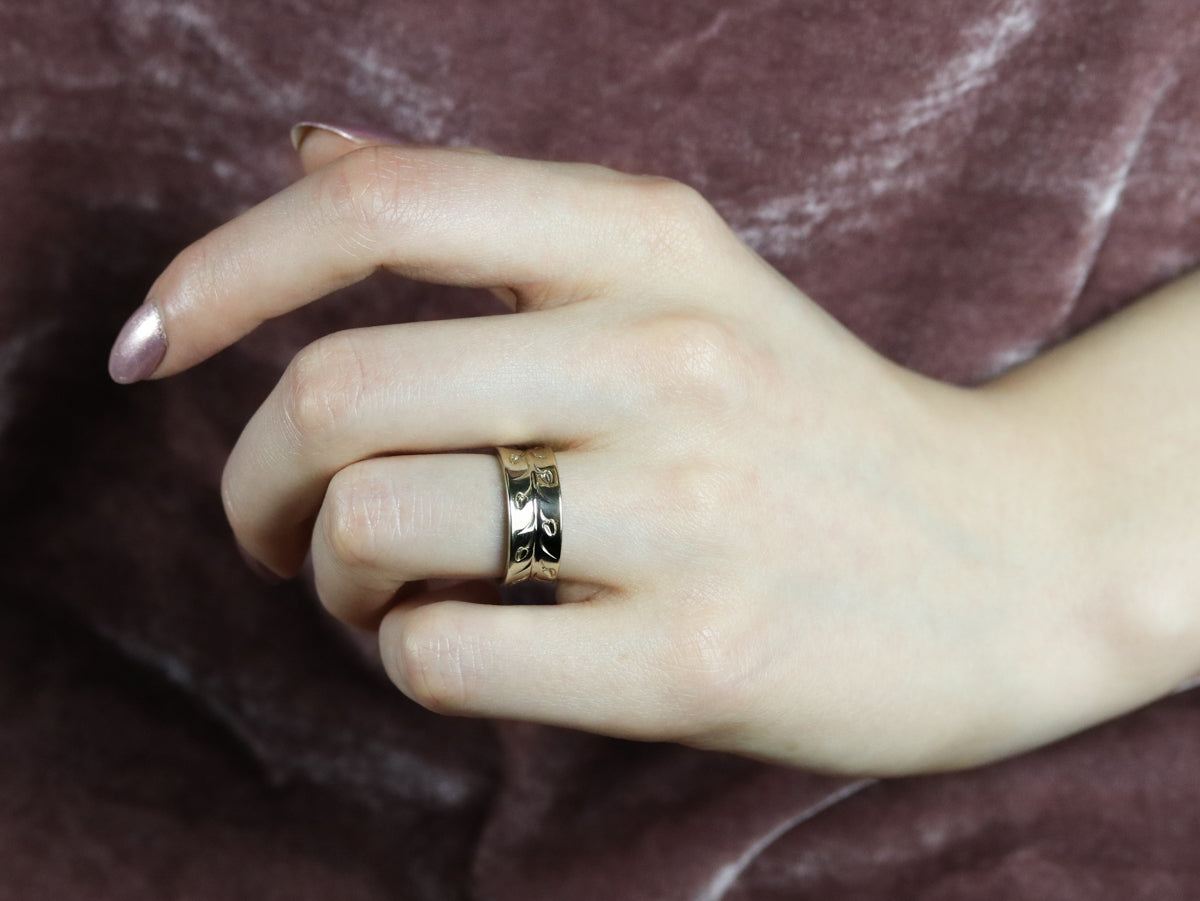 Vintage Gold Botanical Band