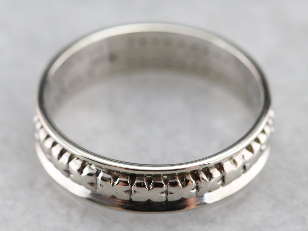 Vintage Forget Me Not Pattern Band