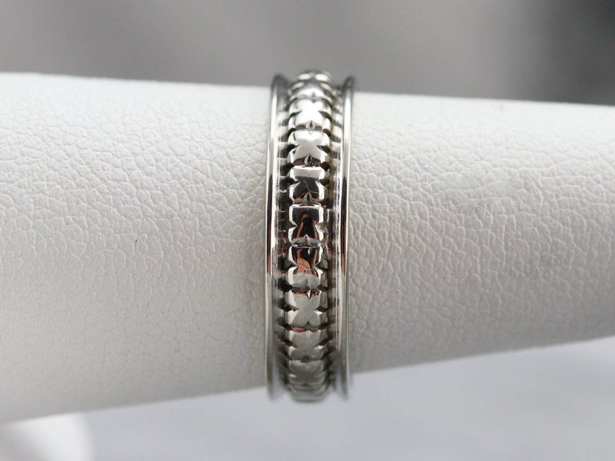 Vintage Forget Me Not Pattern Band