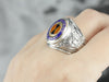 Seventh Division Army Sterling Silver Men's Ring