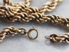 Vintage Gold Fill Rope Twist Chain